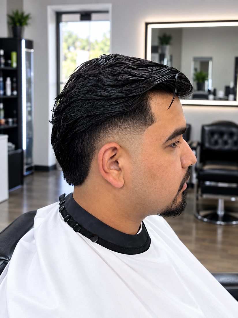 Textured taper, natural finish — Rafielys Beauty Salon