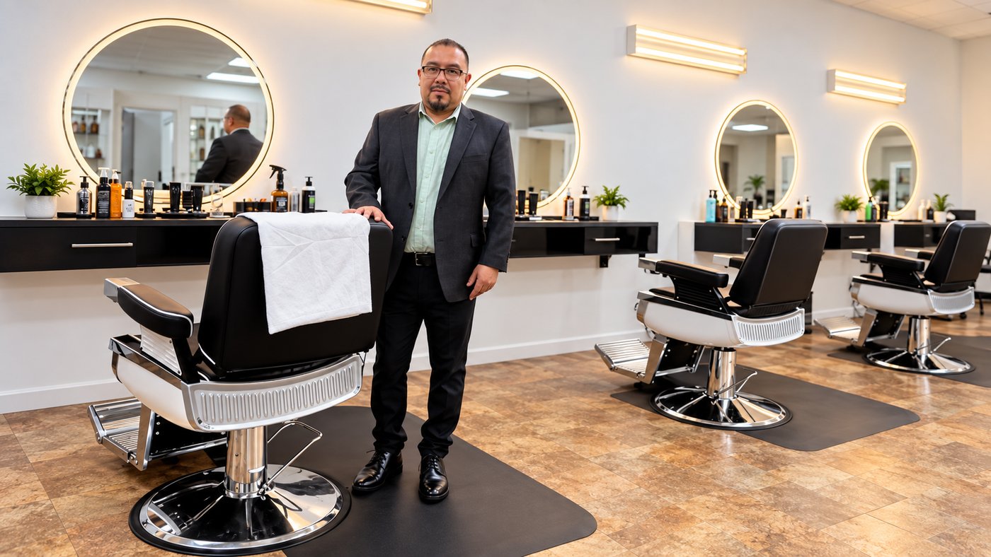 Ramiro, owner of Rafiely's Beauty Salon