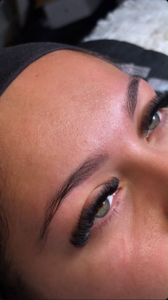 Nail, lash, and brow work by Yariely at Rafiely's Beauty Salon