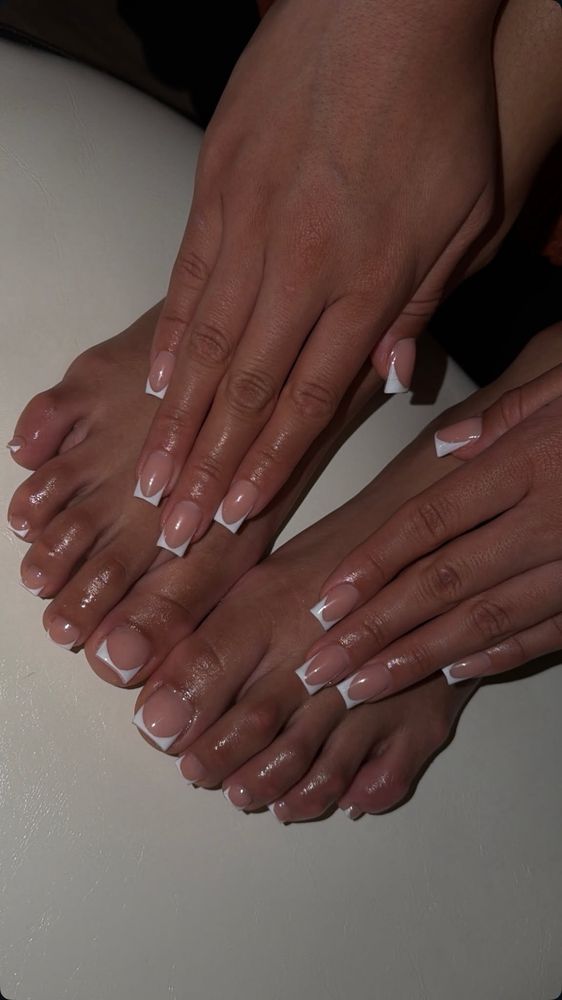 Nail, lash, and brow work by Yariely at Rafiely's Beauty Salon