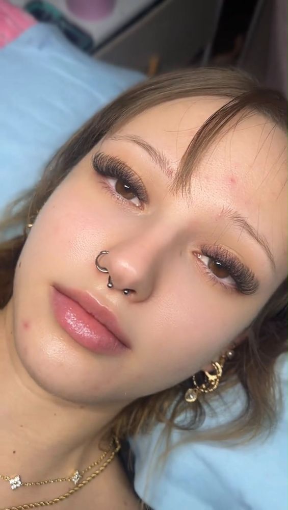 Nail, lash, and brow work by Yariely at Rafiely's Beauty Salon
