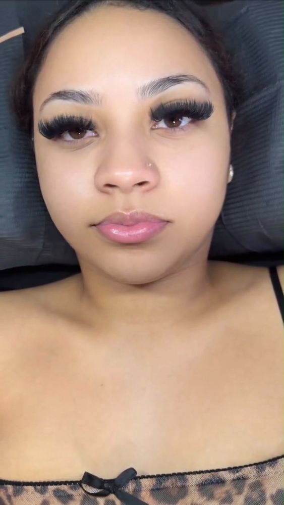 Nail, lash, and brow work by Yariely at Rafiely's Beauty Salon