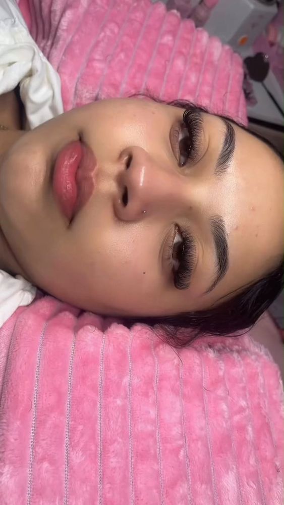 Nail, lash, and brow work by Yariely at Rafiely's Beauty Salon